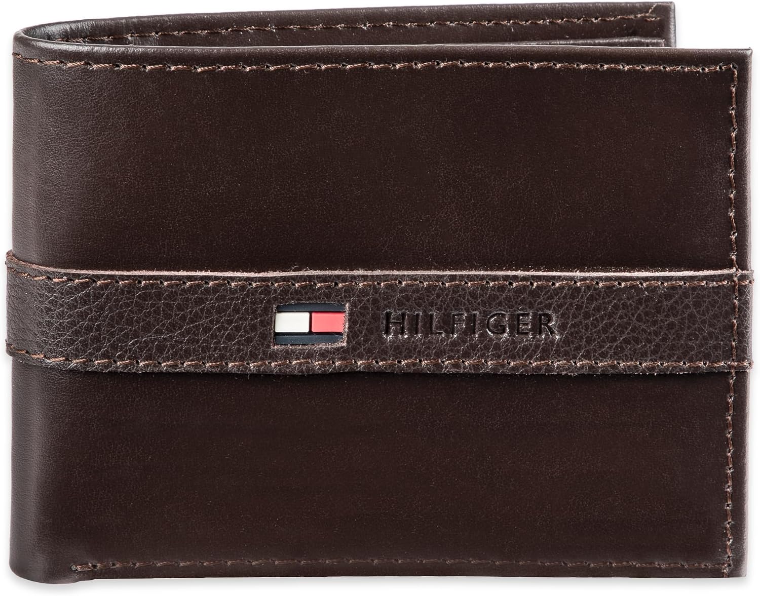 BILLETERA PARA HOMBRE TOMMY HILFIGER ORSON DE CUERO CON RFID Y PASSCASE REMOVIBLE - 1