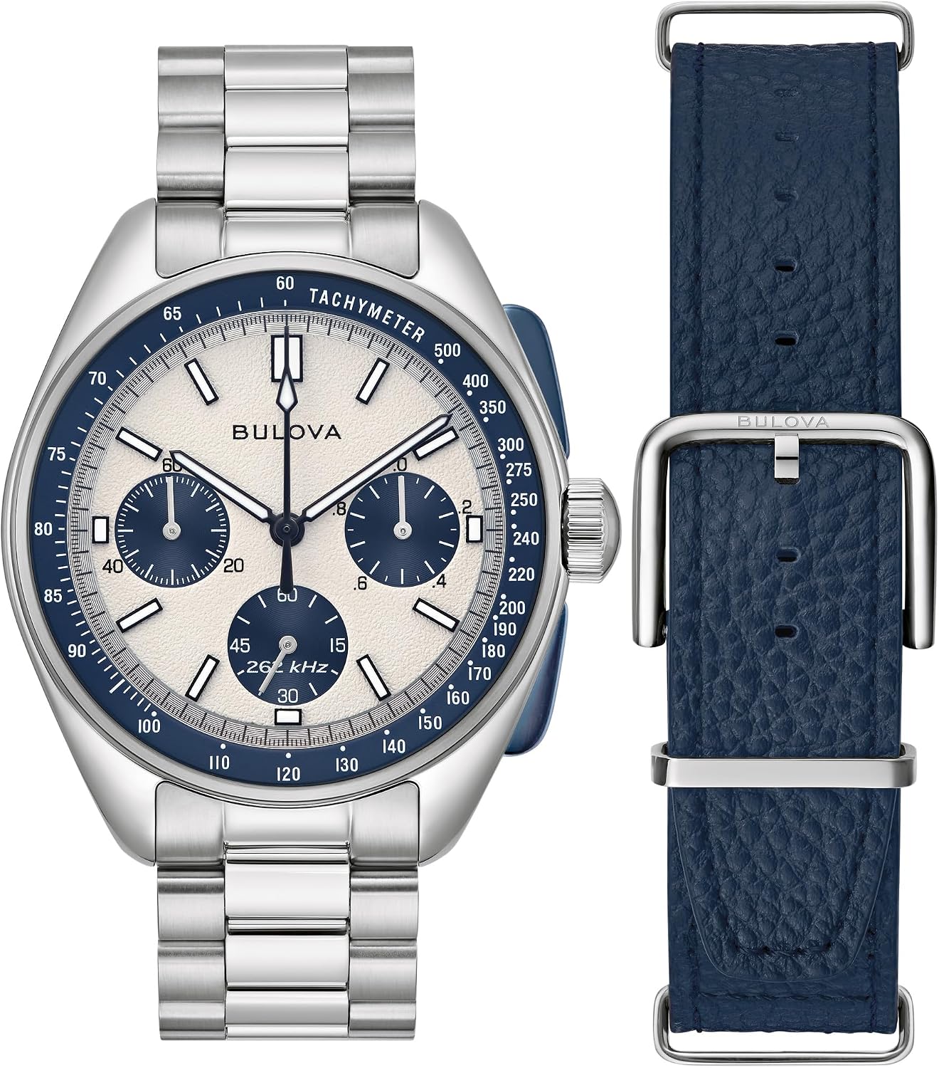RELOJ BULOVA ARCHIVE SERIES LUNAR PILOT 43.5MM CON CORREA INTERCAMBIABLE 98K112 - 2