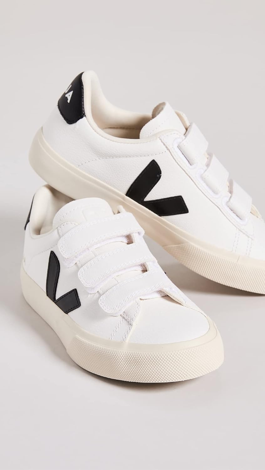 ZAPATILLAS URBANAS VEJA RECIFE LOGO EXTRA BLANCO NEGRO - 5
