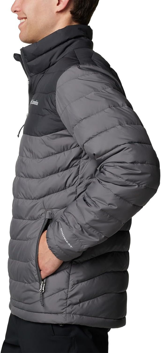 CHAQUETA PARA HOMBRE COLUMBIA POWDER LITE II GRIS CIUDAD/TIBURÓN - 3