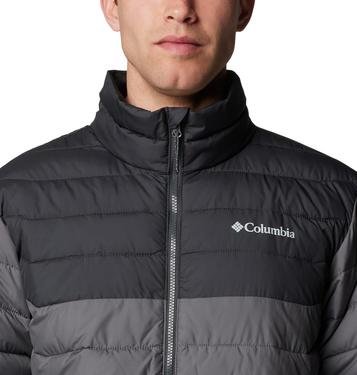 CHAQUETA PARA HOMBRE COLUMBIA POWDER LITE II GRIS CIUDAD/TIBURÓN - 4