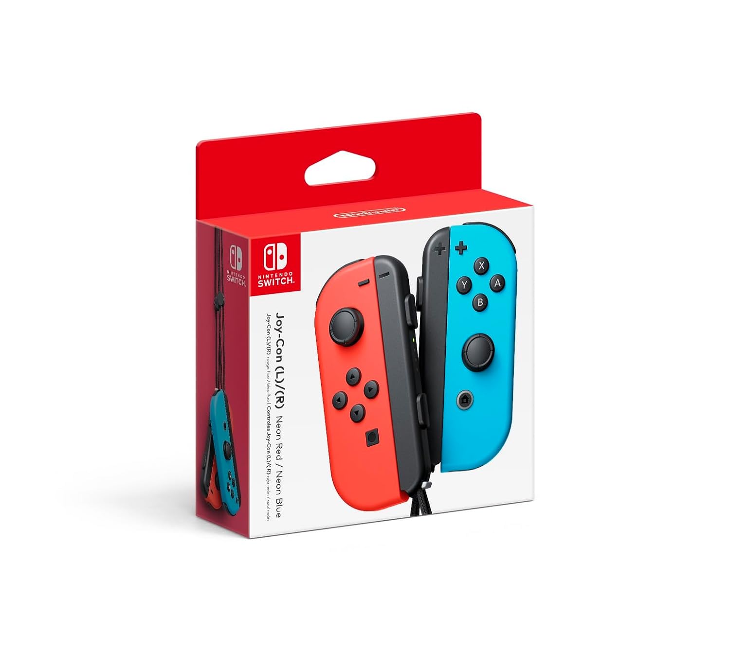 MANDO NINTENDO JOY-CON (L/R) NEON ROJO/NEON AZUL - 1