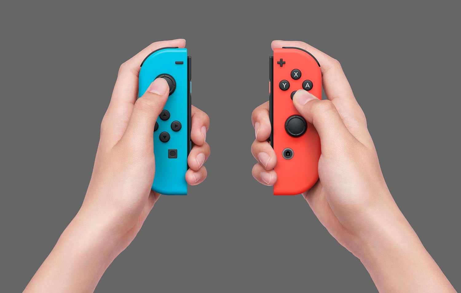 MANDO NINTENDO JOY-CON (L/R) NEON ROJO/NEON AZUL - 4