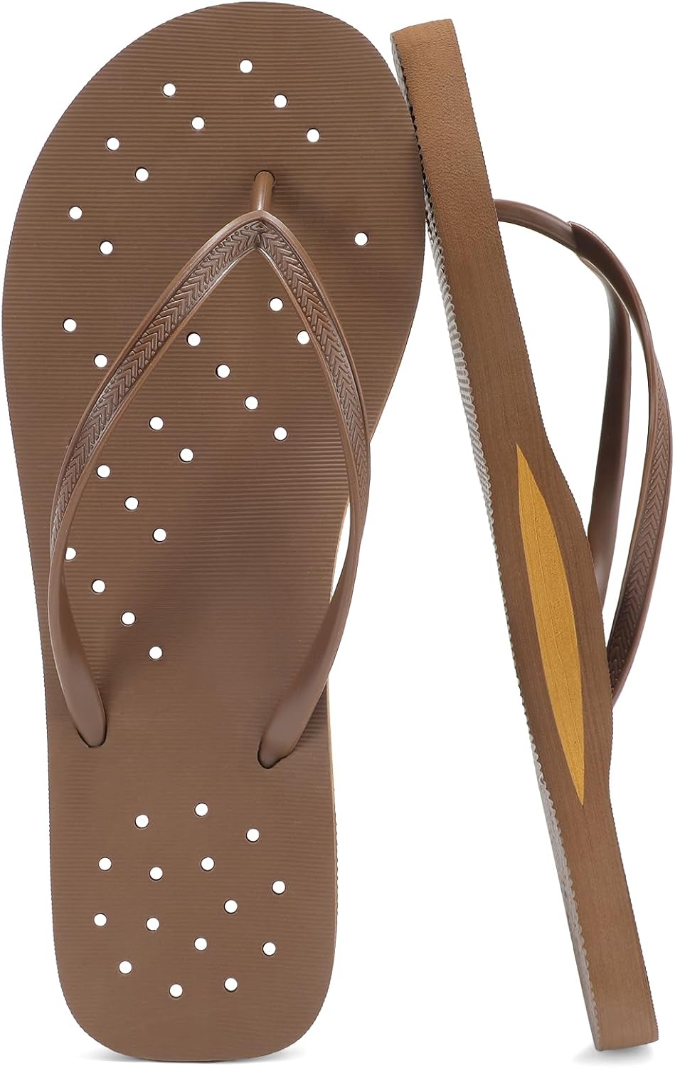 PANTUFLAS STQ ST251857 MARRÓN OSCURO PARA HOMBRE - 1