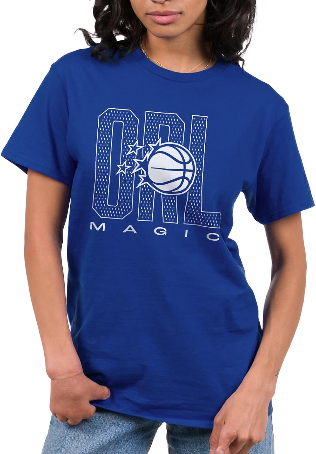 CAMISETA NBA JUNK FOOD UNISEX AZUL ROYAL CITY MESH - 2