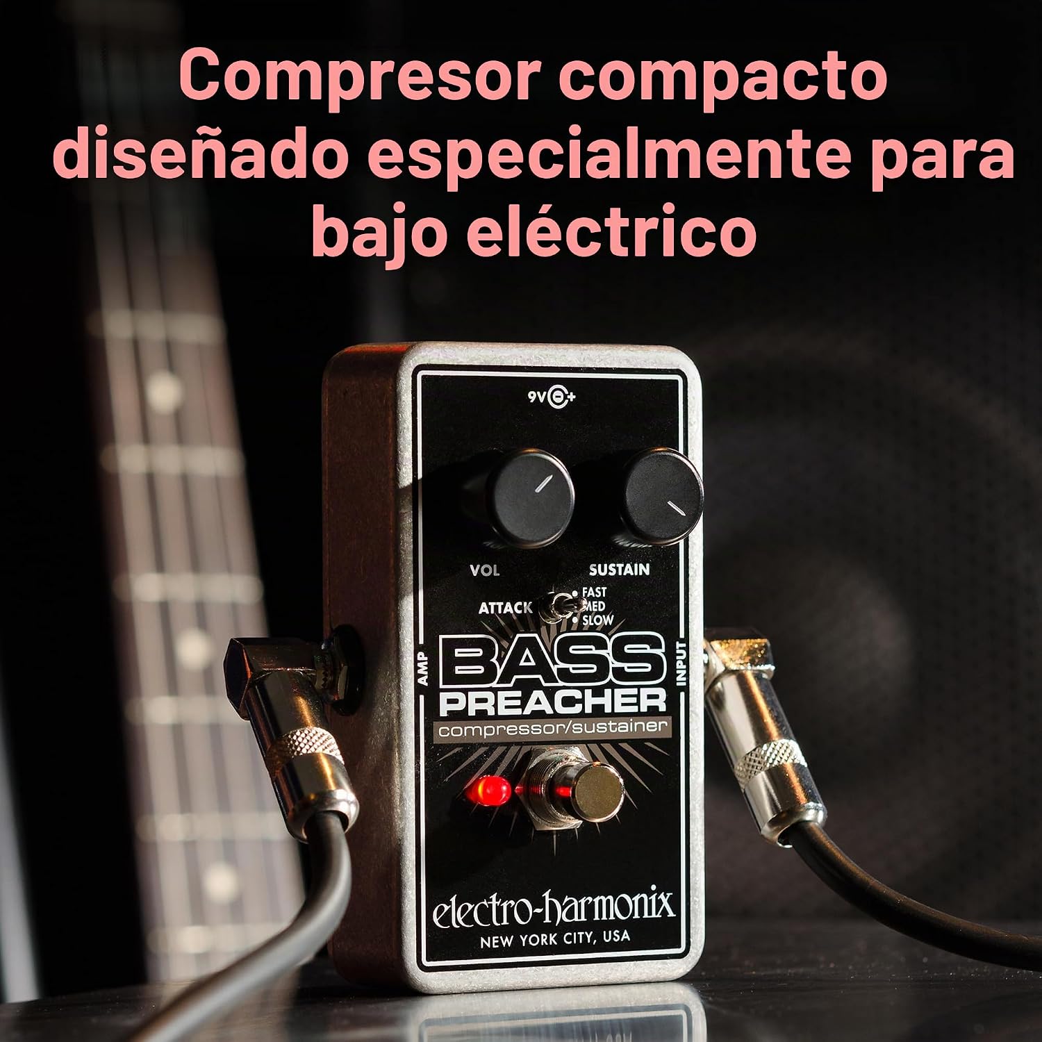 PEDAL ELECTRO-HARMONIX BASS PREACHER COMPRESOR/SUSTAINER PARA BAJO - 2