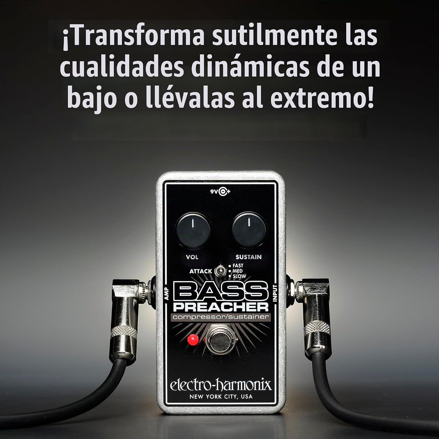 PEDAL ELECTRO-HARMONIX BASS PREACHER COMPRESOR/SUSTAINER PARA BAJO - 4
