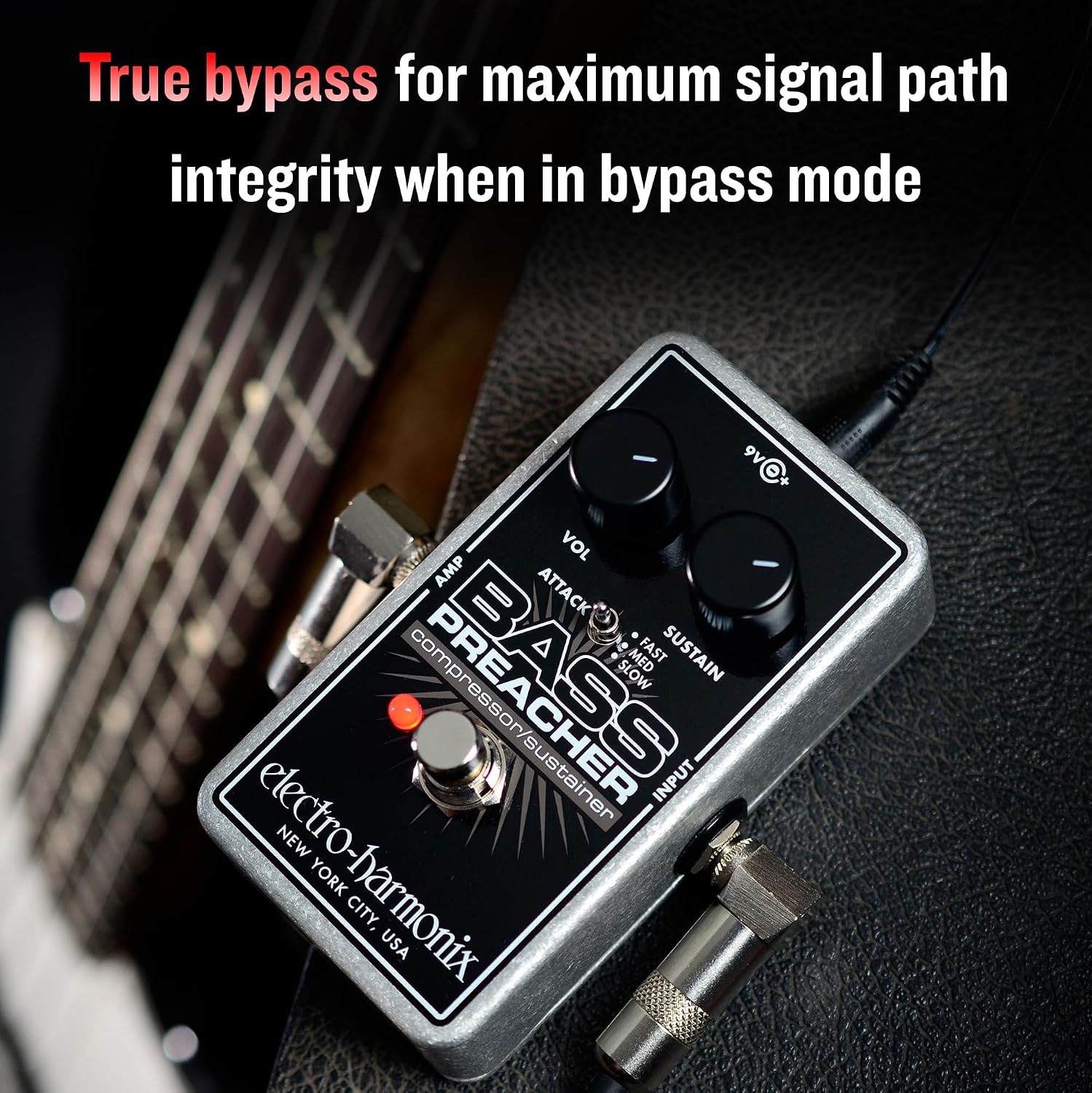 PEDAL ELECTRO-HARMONIX BASS PREACHER COMPRESOR/SUSTAINER PARA BAJO - 5