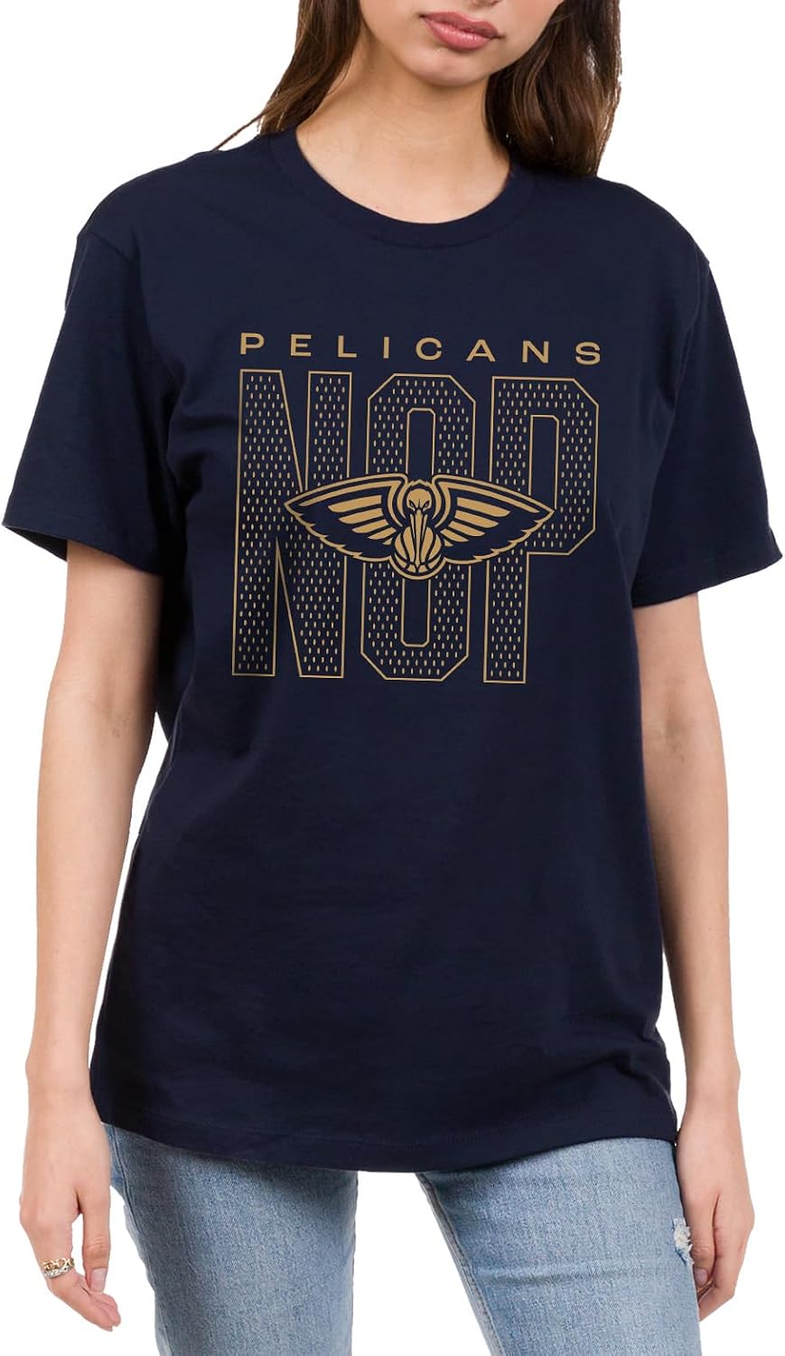 CAMISETA NBA JUNK FOOD UNISEX AZUL MARINO CITY MESH - 2