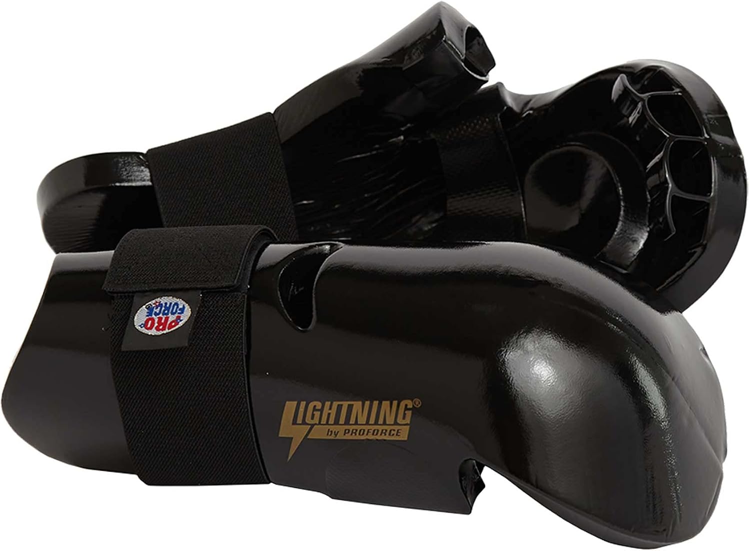 GUANTES DE BOX PROFORCE LIGHTNING PUNCHES PARA KARATE Y ARTES MARCIALES NEGRO - 1