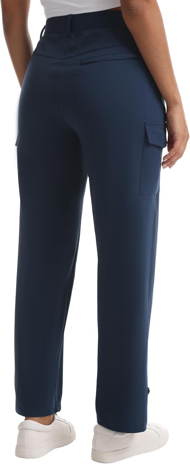 PANTALÓN CAPRI CARGO LIVIANO PARA MUJER XINGPAOZHE AZUL OSCURO - 4