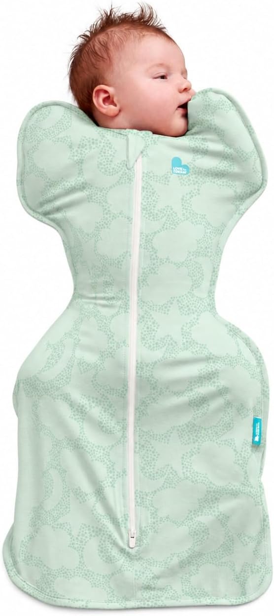 MANTA PARA BEBÉ LOVE TO DREAM SWADDLE UP ORGÁNICA 1.0 TOG 6-9 KG MINT CELESTIAL DOT - 1