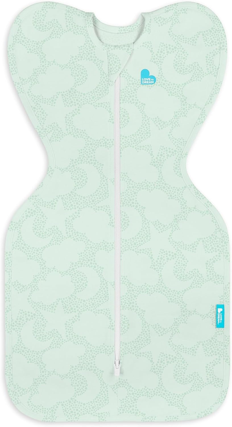 MANTA PARA BEBÉ LOVE TO DREAM SWADDLE UP ORGÁNICA 1.0 TOG 6-9 KG MINT CELESTIAL DOT - 2