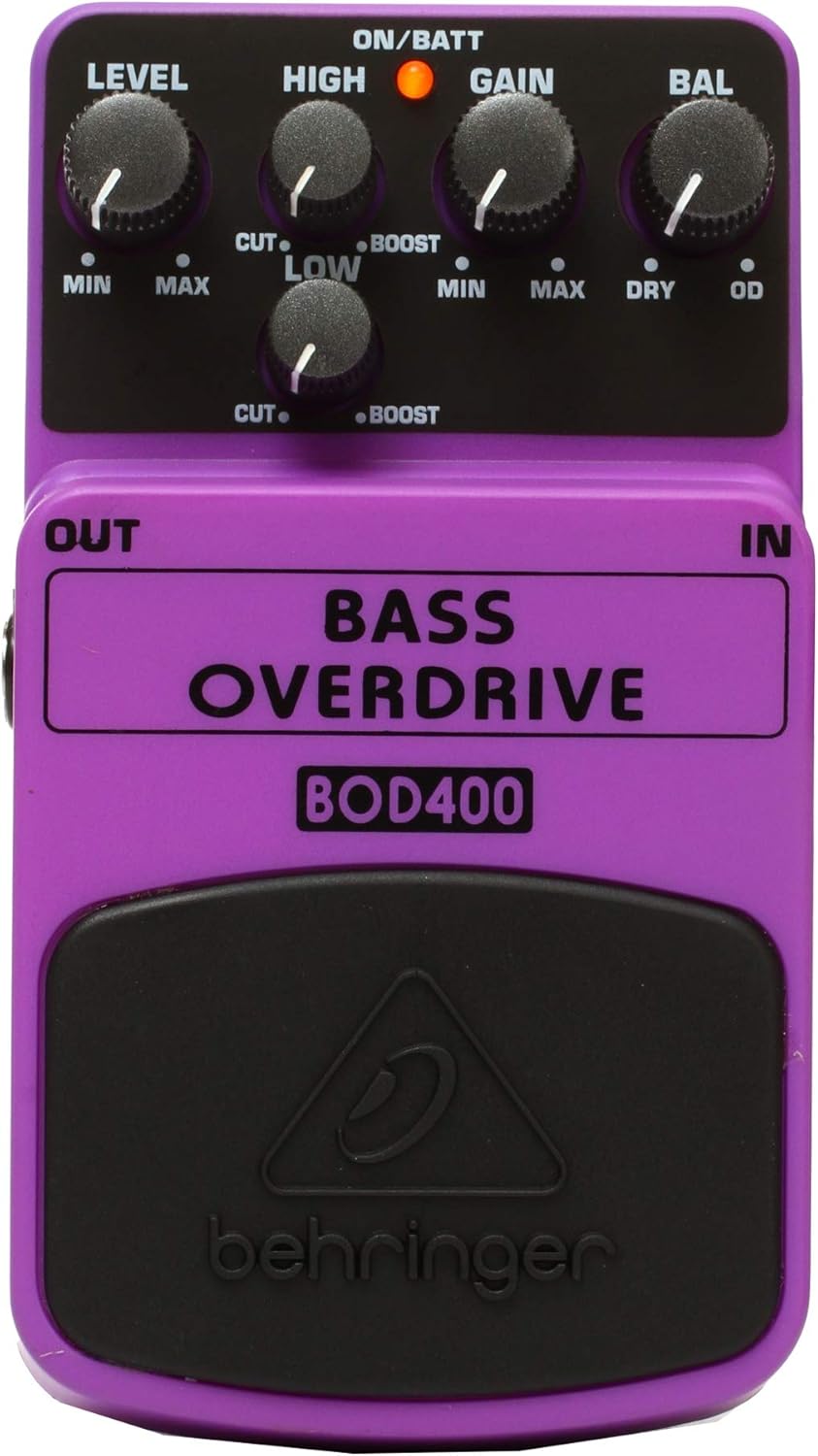 PEDAL DE EFECTOS BEHRINGER BASS OVERDRIVE BOD400 PARA BAJO - 1