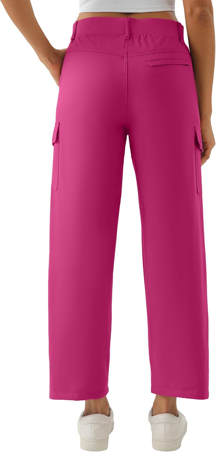 PANTALÓN CAPRI CARGO LIGERO PARA MUJER XINGPAOZHE ROJO TOMATE - 2