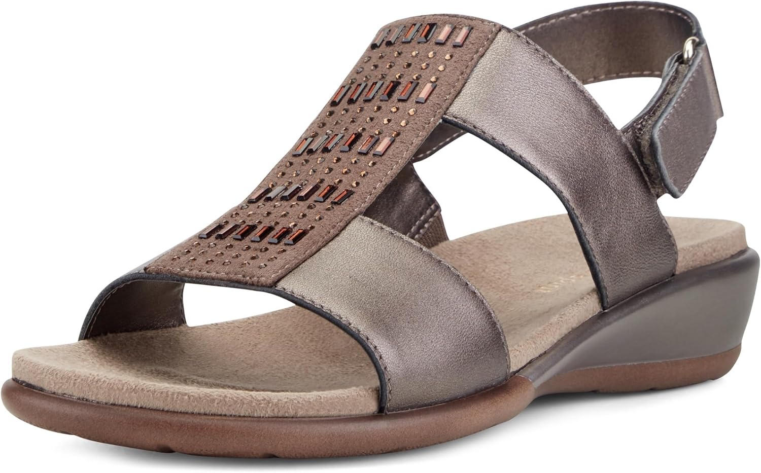 SANDALIA EASY SPIRIT HAZEL MUJER BRONCE - 1