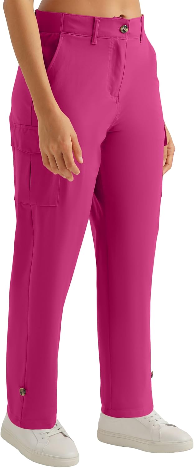PANTALÓN CAPRI CARGO LIVIANO PARA MUJER XINGPAOZHE ROJO TOMATE - 1