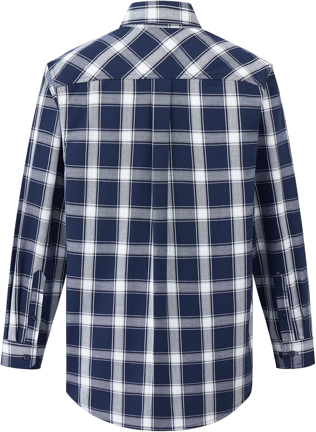 CAMISA DE TRABAJO WORKWEYA RESISTENTE A LA LLAMA 6.5OZ CUADROS AZUL MARINO CAT2 NFPA2112 - 3