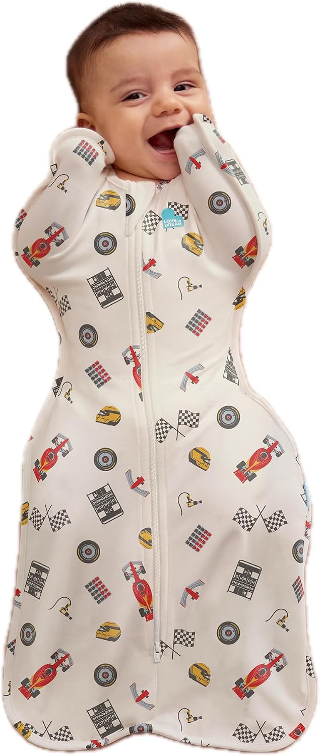 MANTA PARA BEBÉ LOVE TO DREAM SWADDLE UP 1.0 TOG 8-13 LBS DREAM RACER - 1