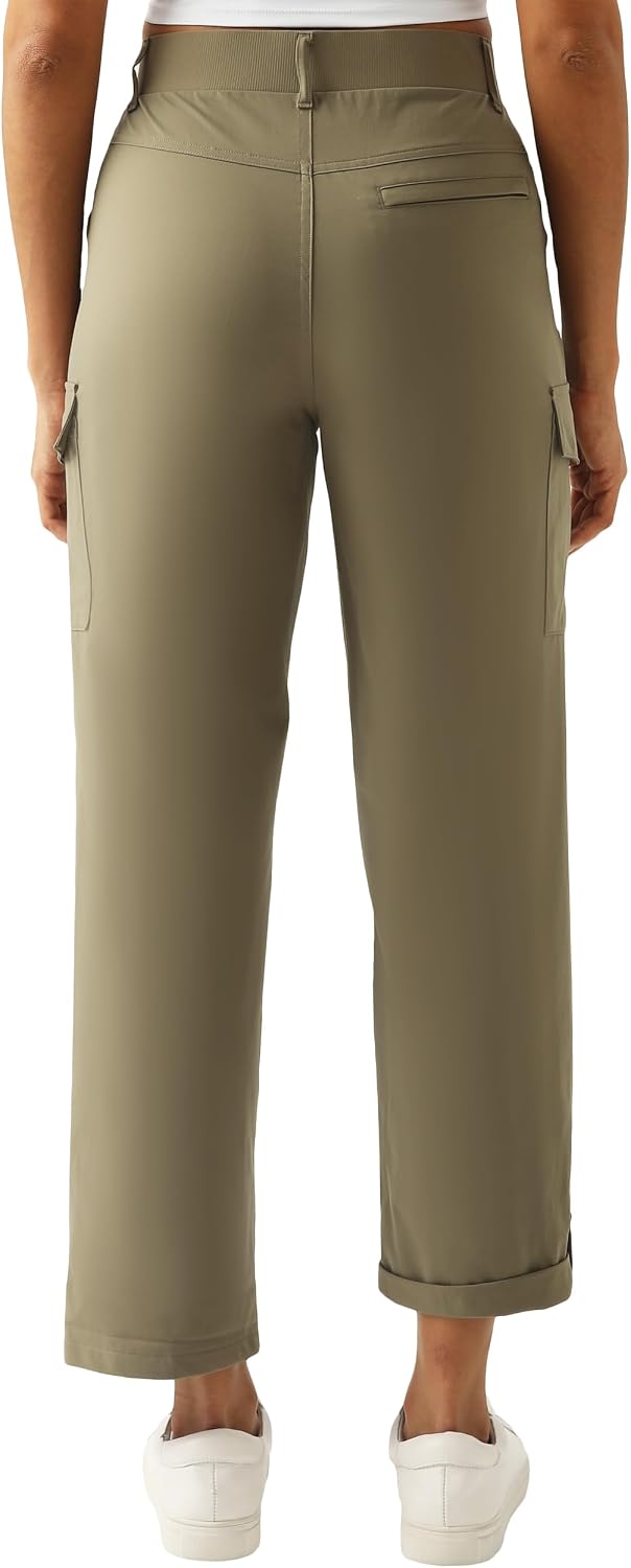 PANTALÓN CAPRI CARGO LIVIANO PARA MUJER XINGPAOZHE VERDE PINOS - 2