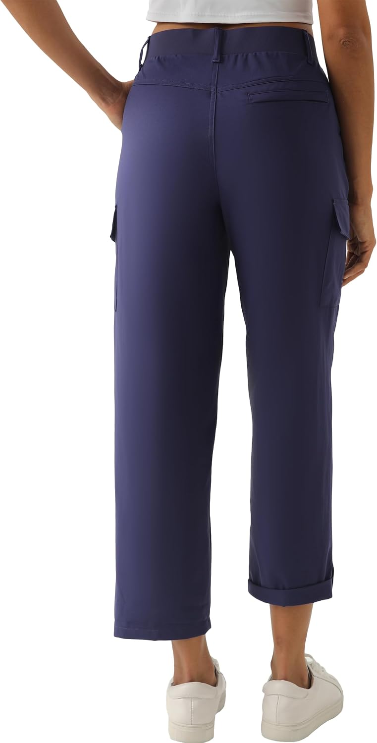 PANTALÓN CAPRI CARGO LIGERO PARA MUJER XINGPAOZHE AZUL - 2