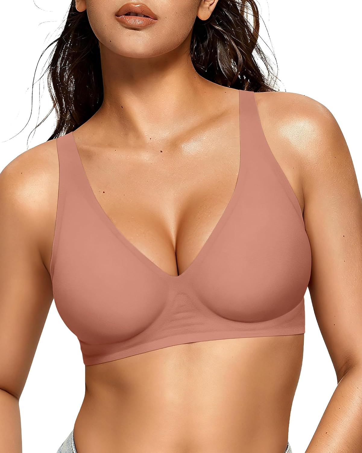 SOSTÉN MUJER OEAK AASHENV SIN VARILLAS ROSA POLVORIENTO - 1