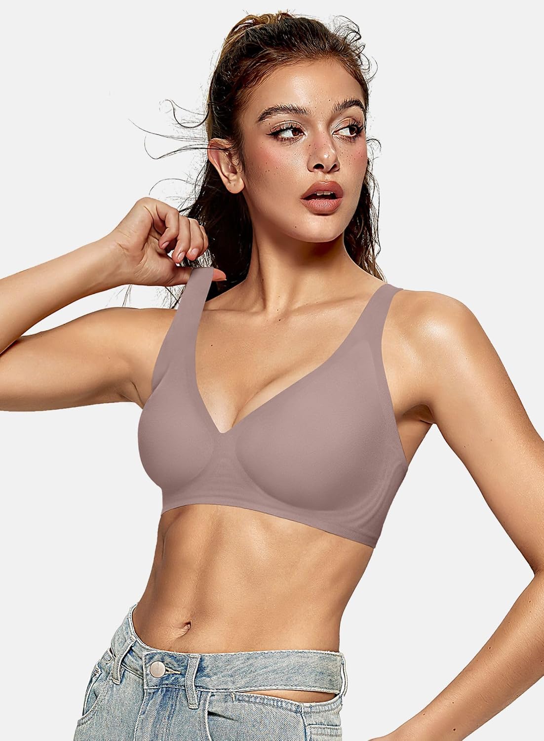 SOSTÉN MUJER OEAK JELLY SIN VARILLAS PUSH UP GRIS - 5