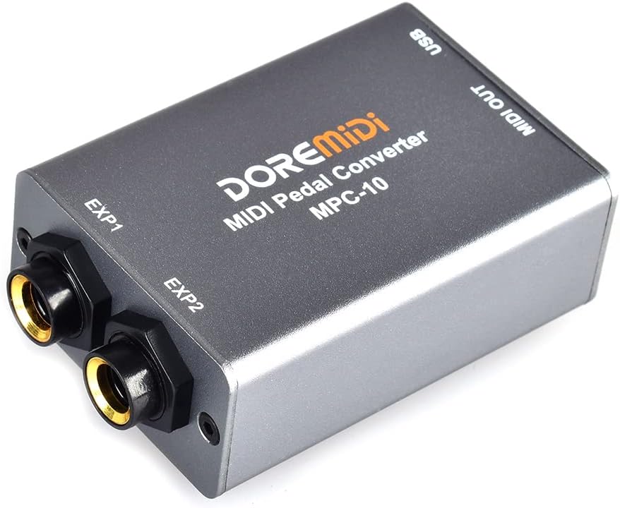 PEDAL CONVERTIDOR MIDI DOREMIDI MPC-10 PARA EXPRESIÓN Y SUSTAIN - 1
