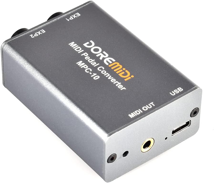 PEDAL CONVERTIDOR MIDI DOREMIDI MPC-10 PARA EXPRESIÓN Y SUSTAIN - 2