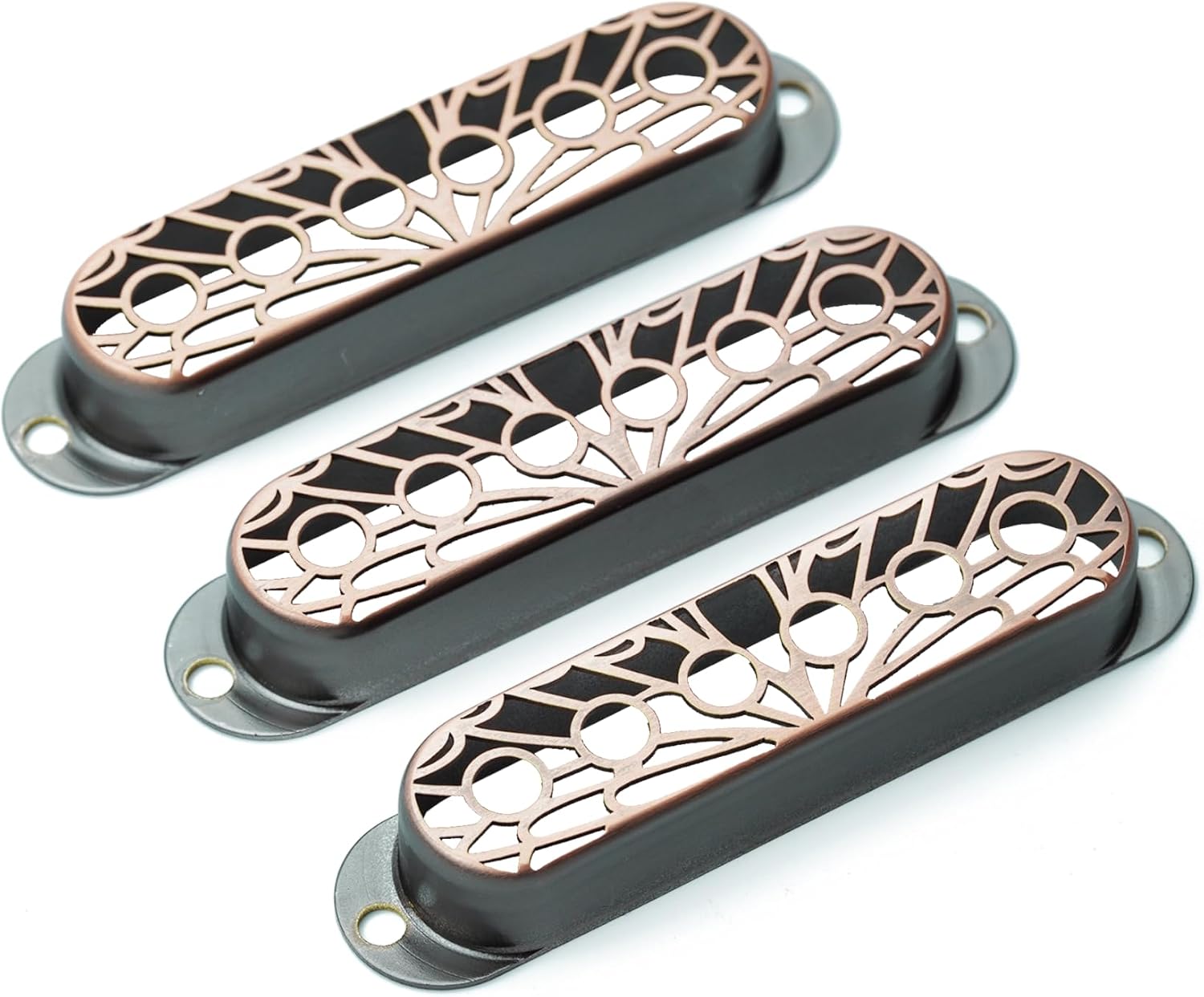 CUBIERTAS PARA PASTILLAS DE GUITARRA SINGLE COIL GUYKER PS005 COBRE 3 PIEZAS 52MM - 2