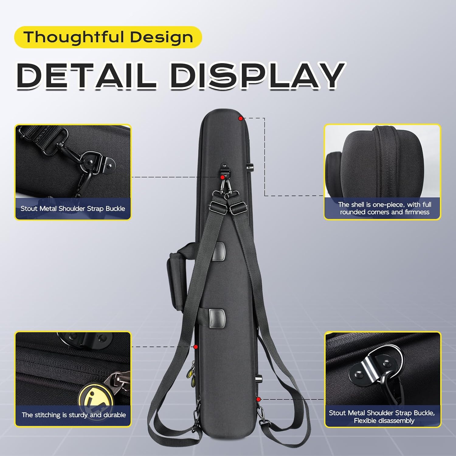 ESTUCHE PARA CLARINETE BB OMEBAIGE IF-CLARINET NEGRO - 4
