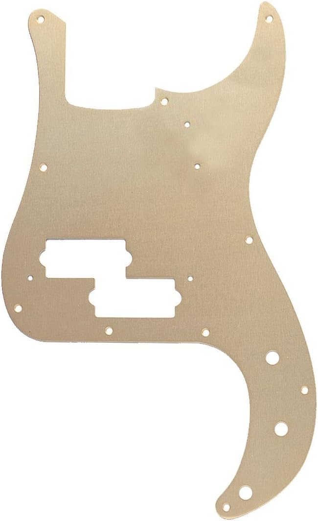 UÑETAS FENDER 57 PRECISION BASS 10-HOLE DORADO ANODIZADO 1 CAPA - 1