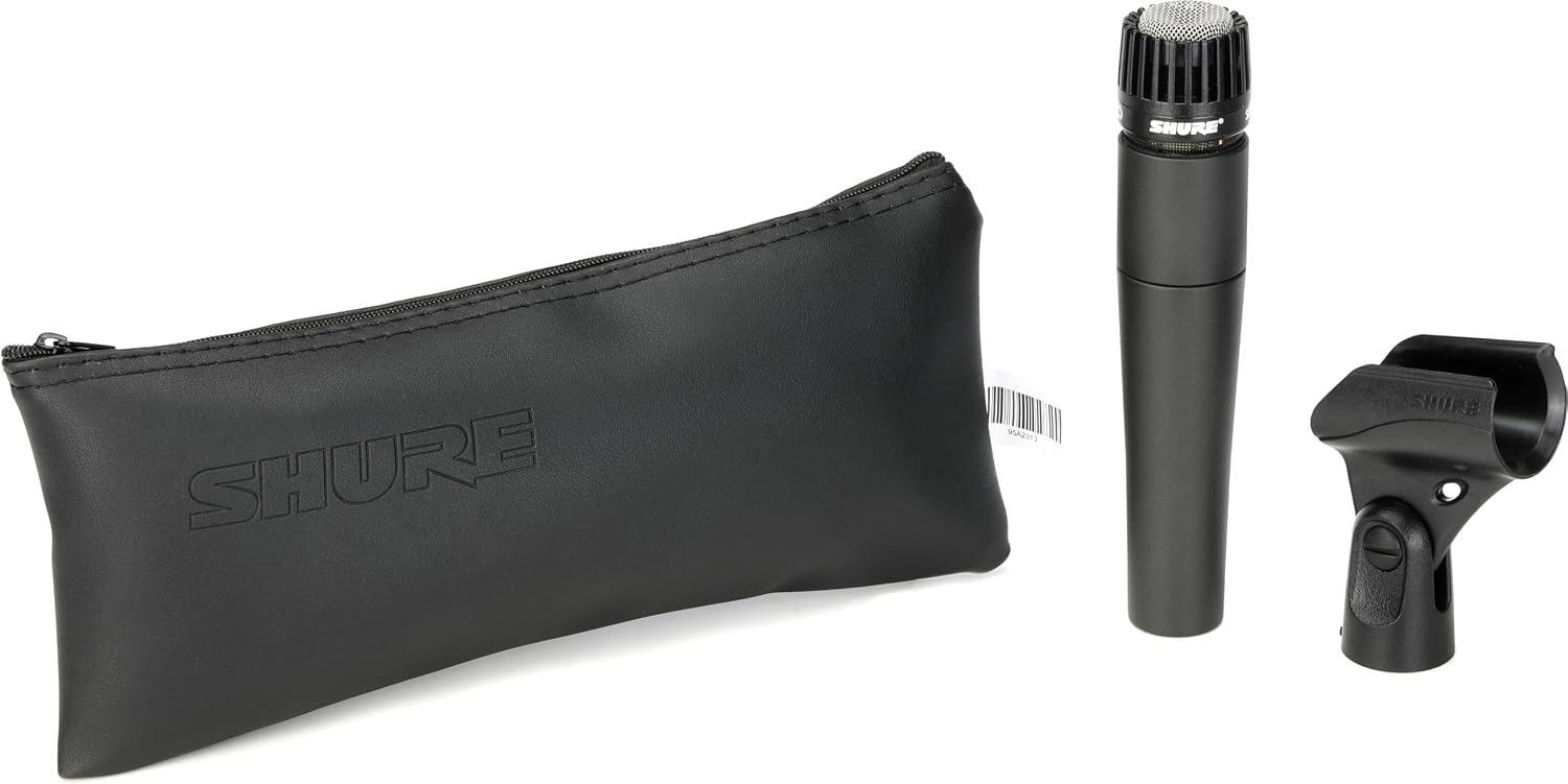 SET DE MICRÓFONOS SHURE SM57 Y SM58 DINÁMICOS CARDIOIDES PARA INSTRUMENTOS Y VOZ - 3