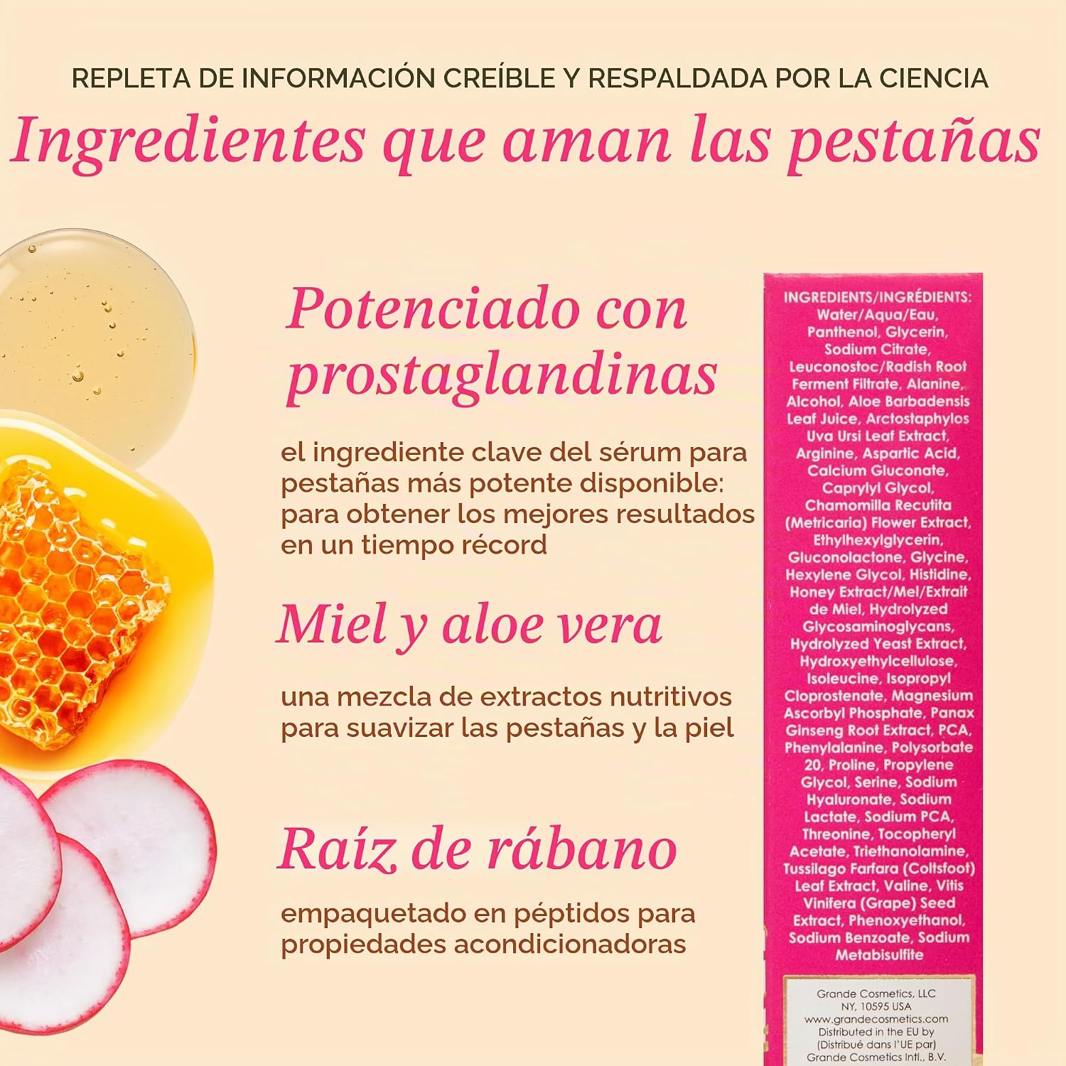 SUERO PARA PESTAÑAS GRANDE COSMETICS GRANDELASH-MD 2 ML - 5