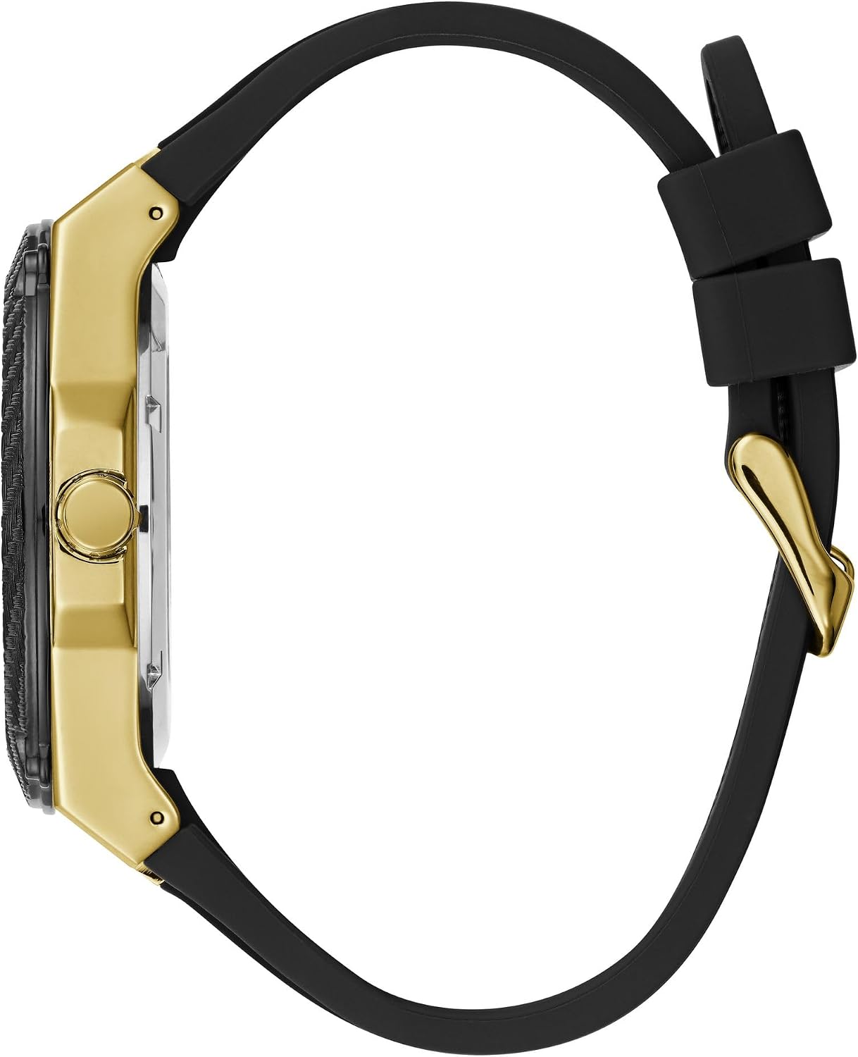 RELOJ DE PULSERA GUESS PARA HOMBRE ACERO INOXIDABLE CUARZO NEGRO Y DORADO - 2