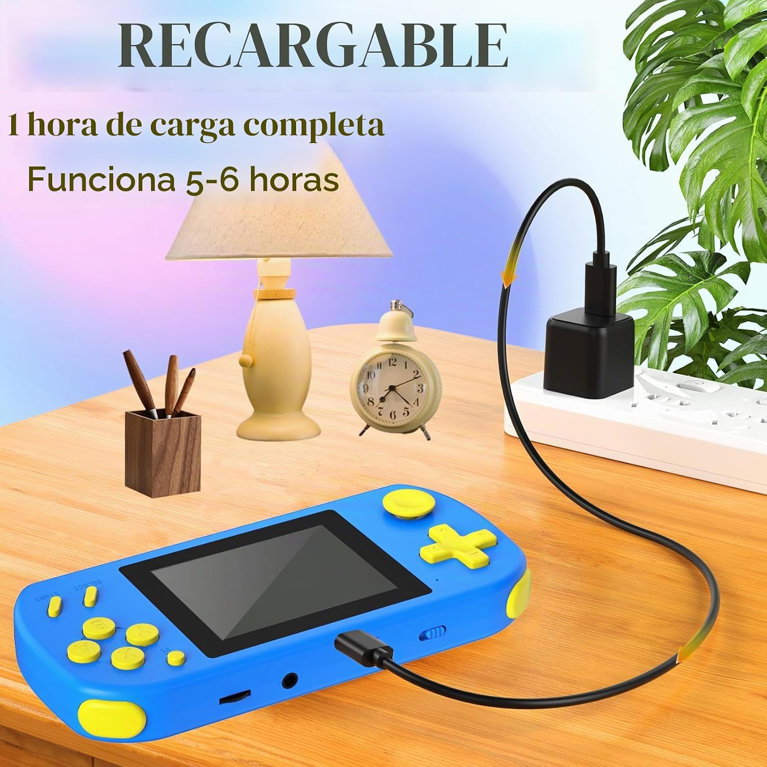 CONSOLA PORTÁTIL CCTU 218 JUEGOS PREINSTALADOS PARA NIÑOS - 3