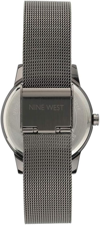 RELOJ DE PULSERA NINE WEST MUJER ESFERA FLORAL PULSERA MALLA - 4