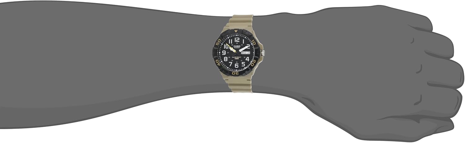 RELOJ DE PULSERA CASIO MRW-210H-5AVCF BEIGE - 5
