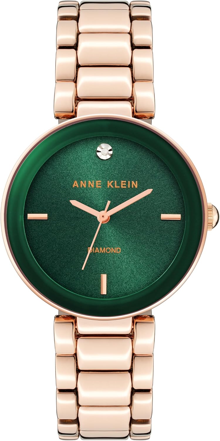 RELOJ DE PULSERA ANNE KLEIN MUJER CON DIAMANTE Y PULSERA - 1