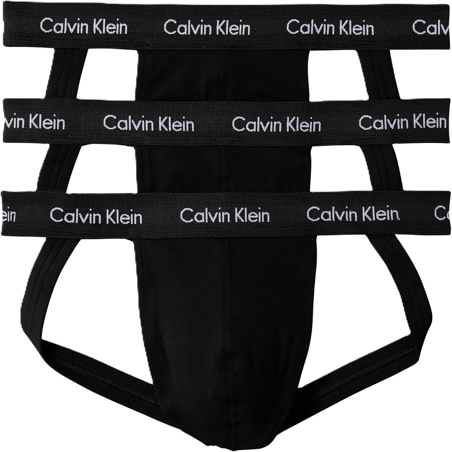 BOXERS CALVIN KLEIN COTTON STRETCH 3-PACK JOCK STRAP - 1