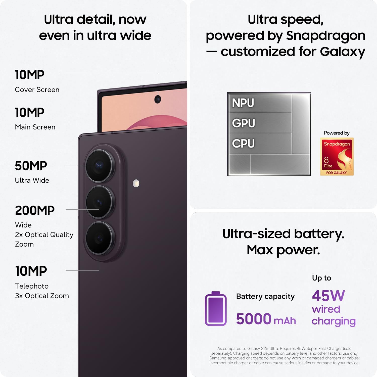 SMARTPHONE SAMSUNG GALAXY Z FOLD8 ULTRA 256GB VIOLETA - 4