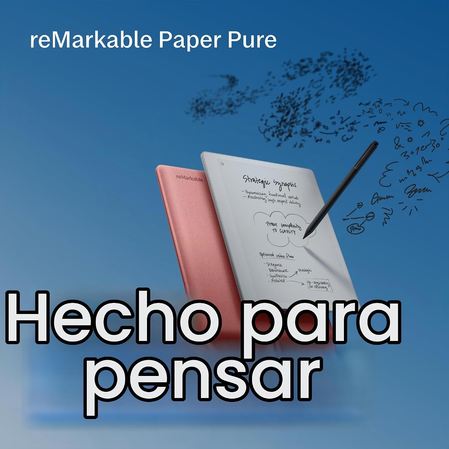 TABLET REMARKABLE PAPER PURE RM95A CON MARKER PLUS Y FUNDA DESERT PINK - 2