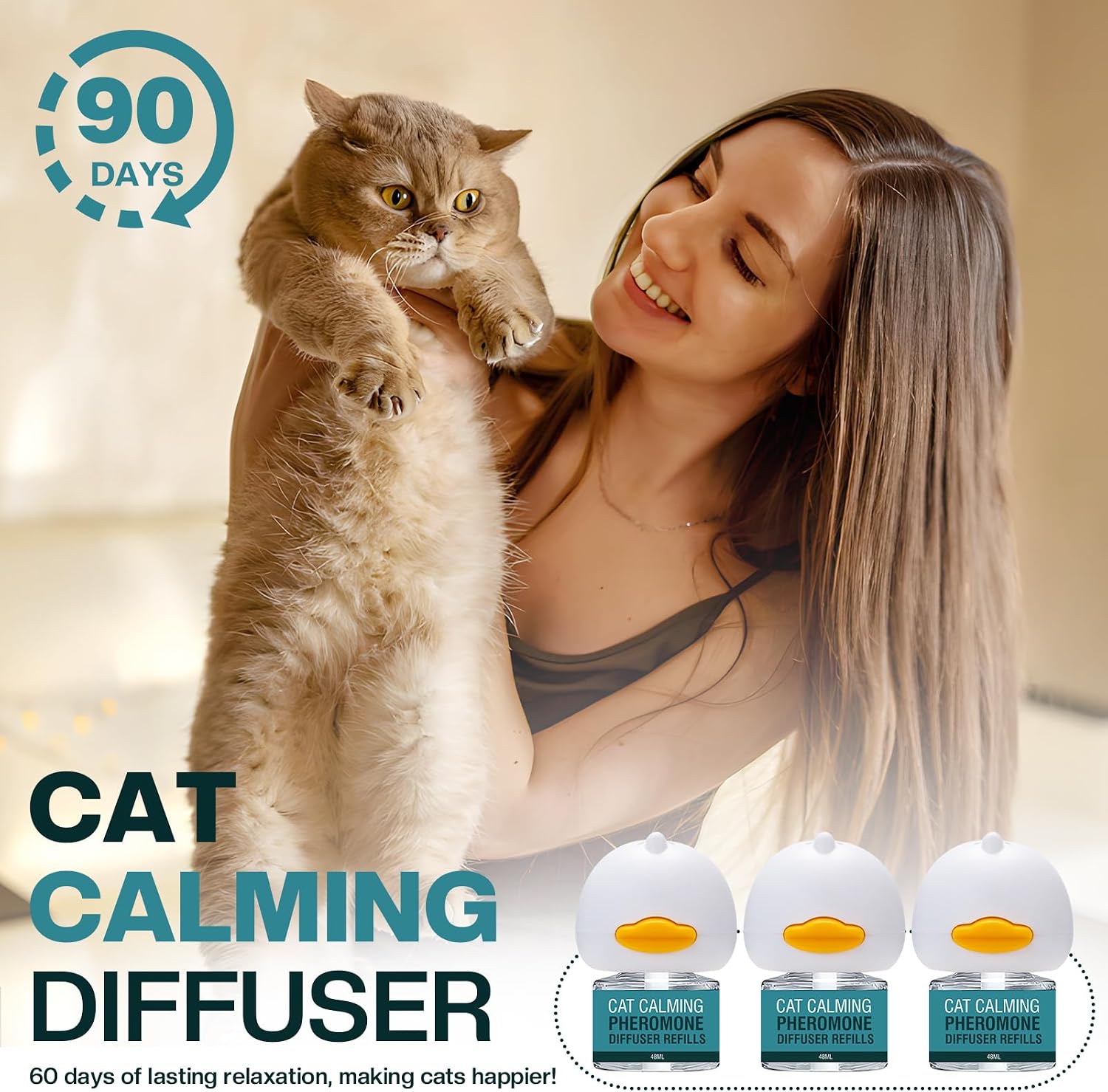 DIFUSOR DE FEROMONAS CALMANTE PARA GATOS LIWENQI 6 EN 1 - 2