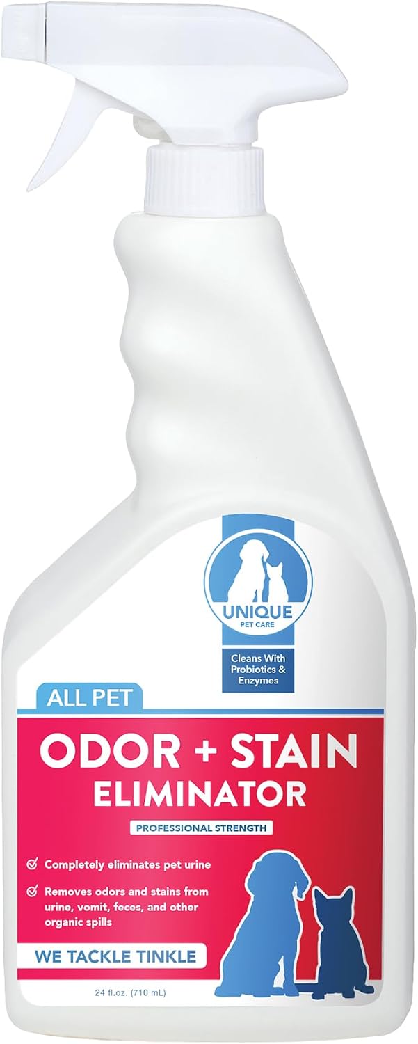 ELIMINADOR DE OLORES Y MANCHAS PARA MASCOTAS UNIQUE 710 ML - 1