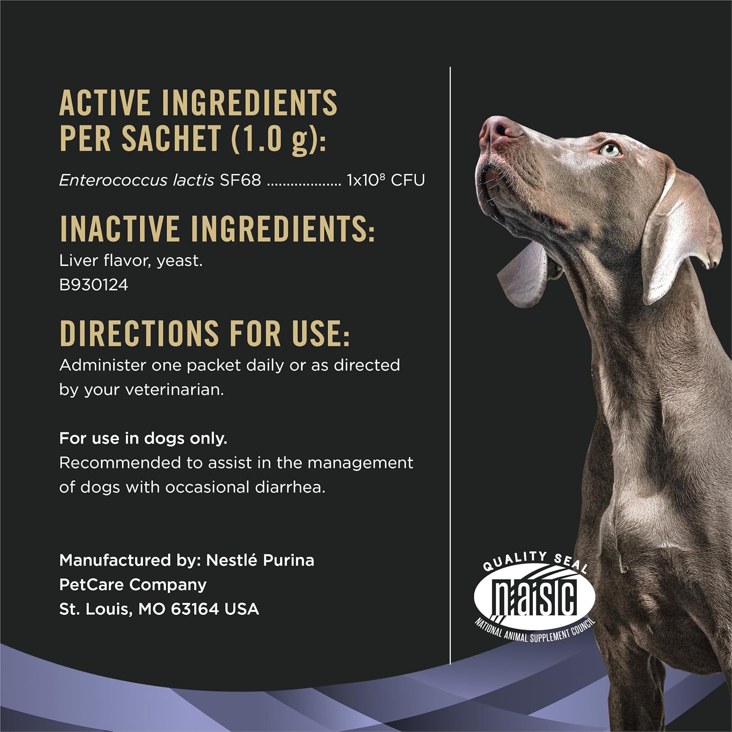 SUPLEMENTO PROBIÓTICO PARA PERROS PURINA PRO PLAN VETERINARY SUPPLEMENTS FORTIFLORA 30 UNIDADES - 5