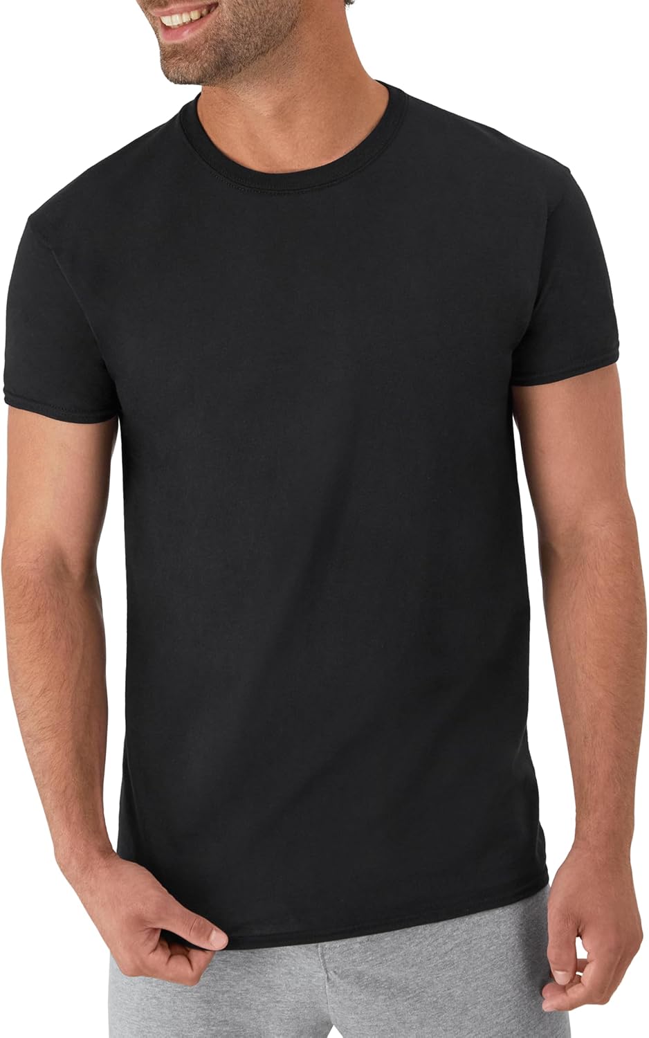 CAMISETAS INTERIORES PARA HOMBRE HANES 7 UNIDADES NEGRO - 2