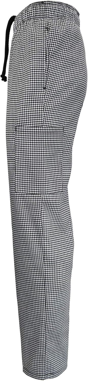 PANTALÓN CHEF CARGO NATURAL UNIFORMS CLASSIC 6 BOLSILLOS PACK DE 3 - 3