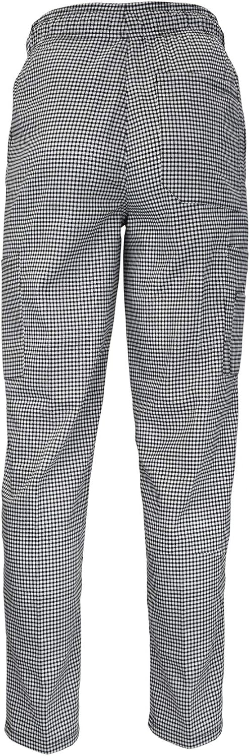 PANTALÓN CHEF CARGO NATURAL UNIFORMS CLASSIC 6 BOLSILLOS PACK DE 3 - 5