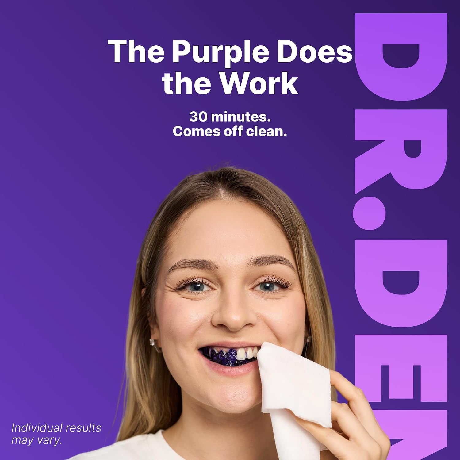 TIRAS BLANQUEADORAS DRDENT PURPLE 42 UNIDADES 21 TRATAMIENTOS - 4