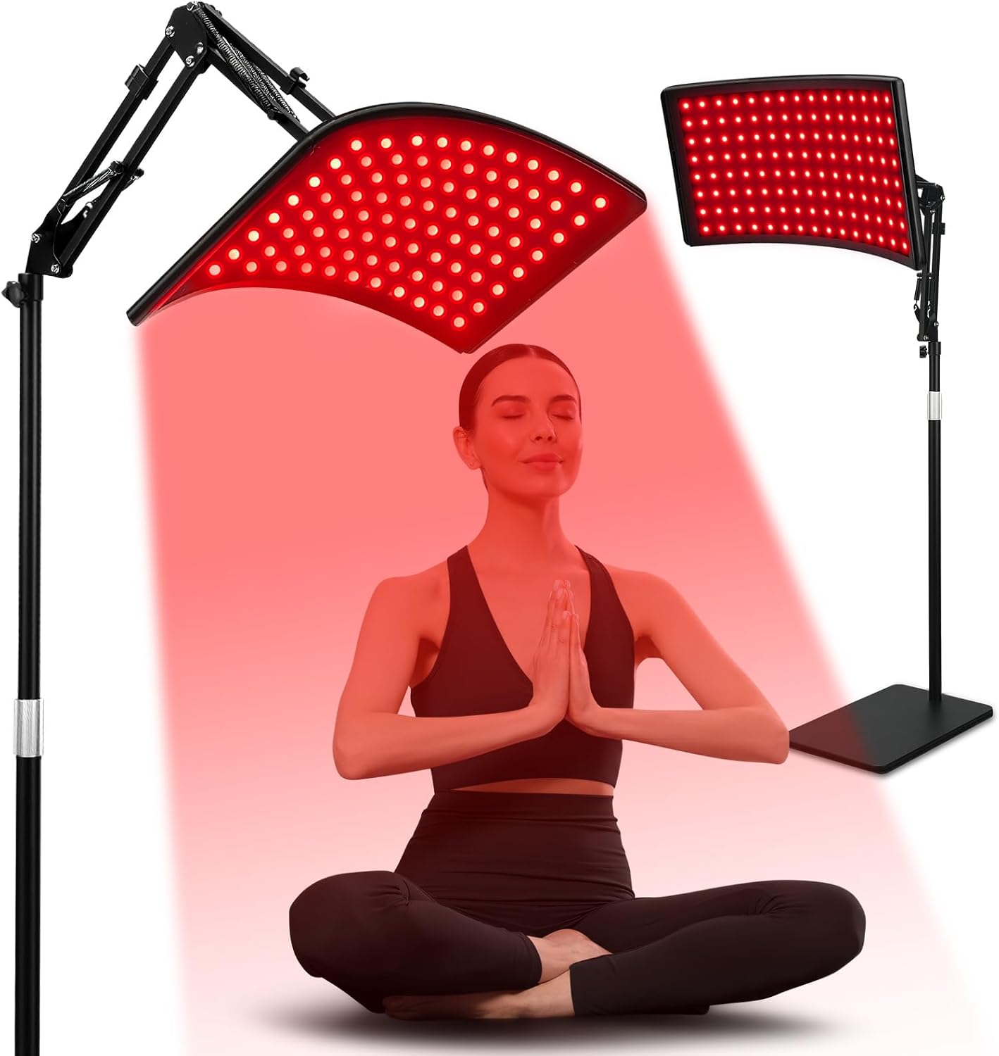 LÁMPARA DE TERAPIA DE LUZ ROJA VICONOR 660NM Y 850NM INFRARROJA PARA CARA Y CUERPO CON SOPORTE - 1